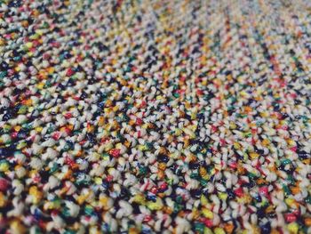 Full frame shot of multi colored carpet