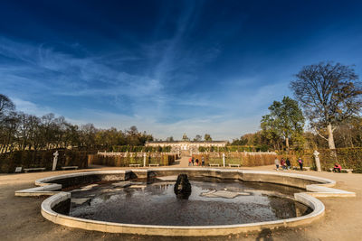 Fountain in park