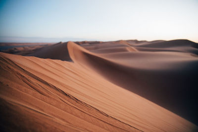 Scenic view of desert