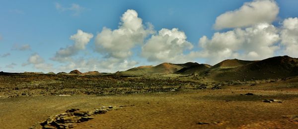 Panoramic view of landscape against sky