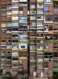 Full frame shot of residential building