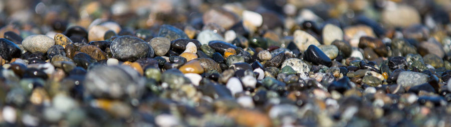 Full frame shot of pebbles