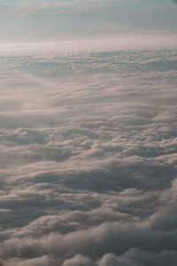 Full frame shot of clouds in sky