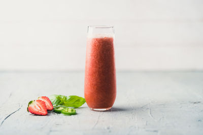 Close-up of drink on table