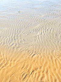 Close-up of sand on beach
