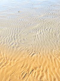 Close-up of sand on beach