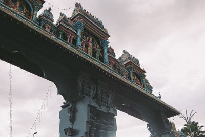 Low angle view of building against sky