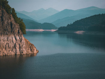 Natural layers of mountains