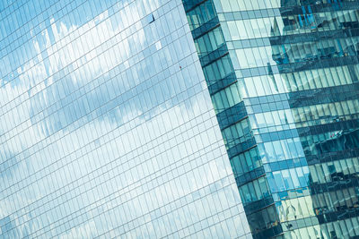 Low angle view of modern building