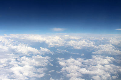 Low angle view of clouds in sky