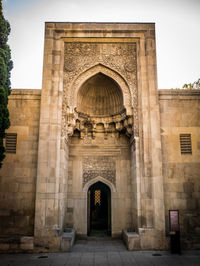 Low angle view of historical building