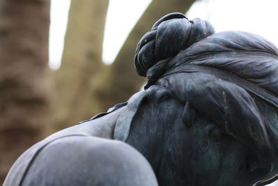 Low angle view of statue