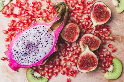 Close-up of fruits on table