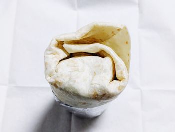 Close-up of bread in plate