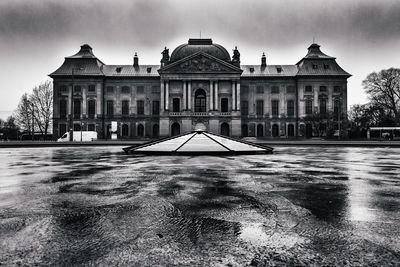 Facade of historical building