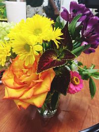 Close-up of flower bouquet