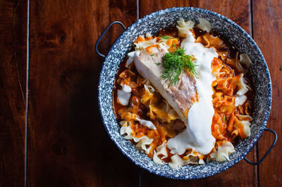 Close-up of food on plate