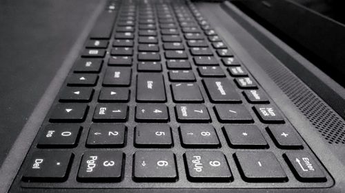 Close-up of computer keyboard