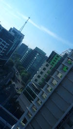 Low angle view of modern buildings