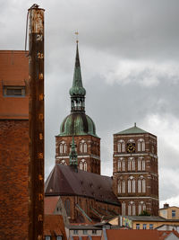 Low angle view of building against sky