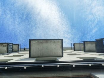 Empty car against sky