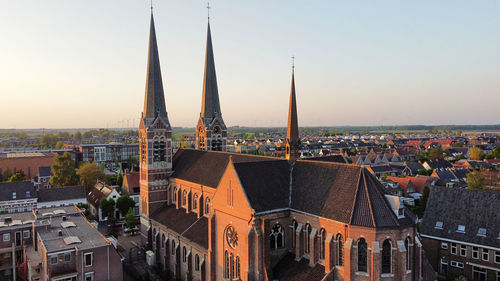 Buildings in city