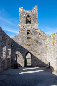 View of old building against sky