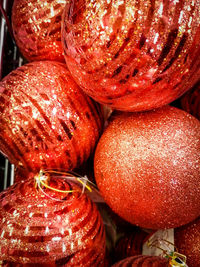 Full frame shot of strawberries in market