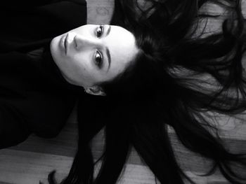 Portrait of beautiful young woman