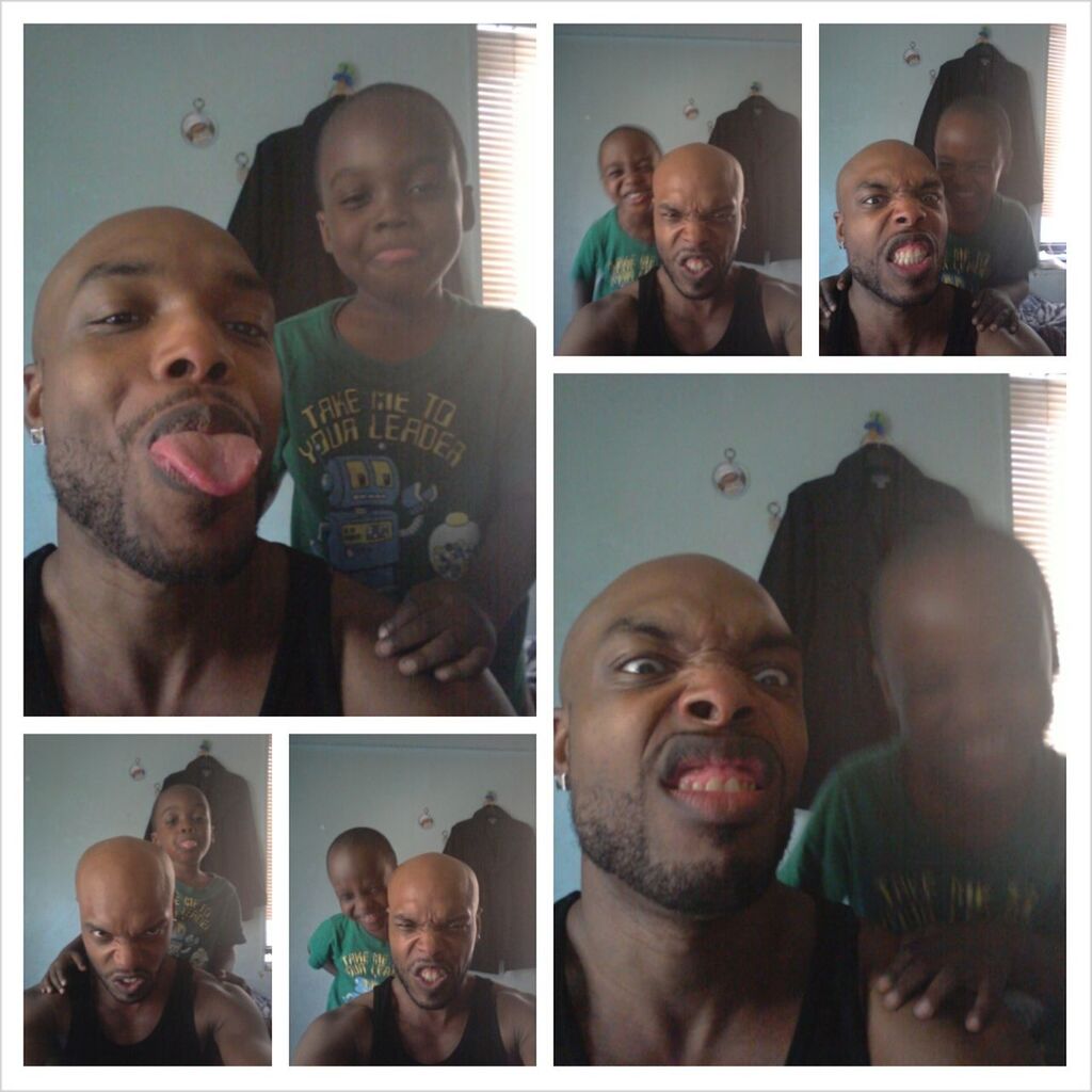 Silly faces!