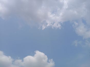 Low angle view of clouds in sky