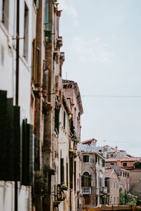 Low angle view of buildings in city