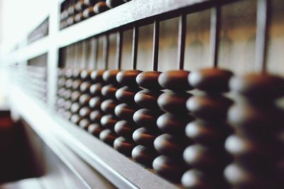 Close-up of abacus