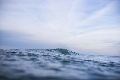 Waves and surf in basque country spain