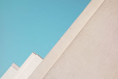 Low angle view of building against clear sky