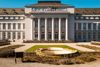 Facade of historic building