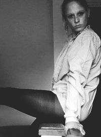 Portrait of young woman