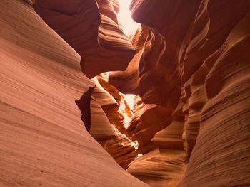 Rock formations in desert