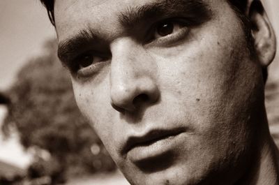 Close-up portrait of young woman