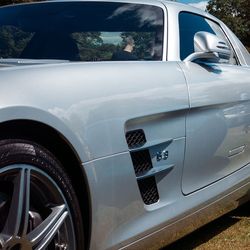 Close-up of car window