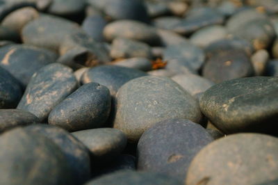 Full frame shot of pebbles