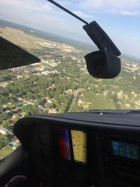 Aerial view of landscape against sky