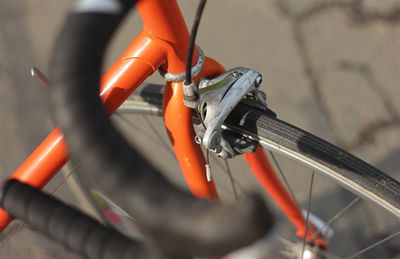 Close-up of bicycle