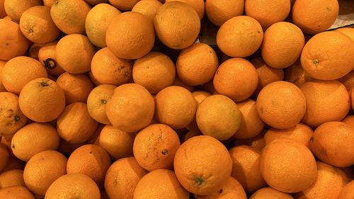 Full frame shot of  oranges