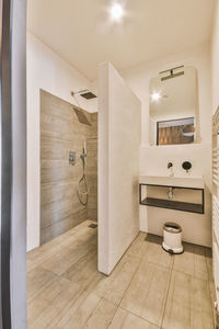 Interior of bathroom