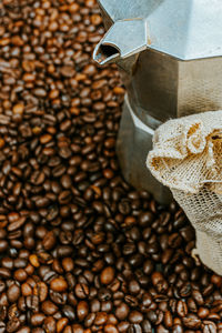 Close-up of coffee beans