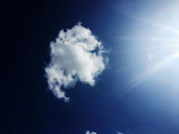 Low angle view of clouds in sky