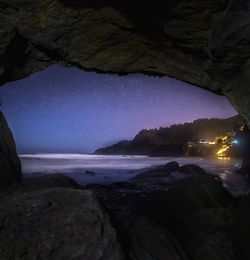 Scenic view of cave