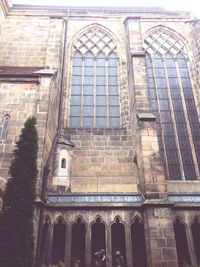 Low angle view of historic building