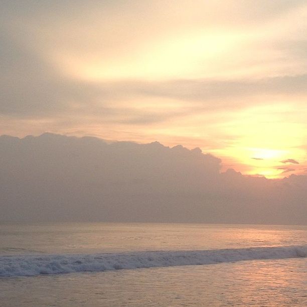 sunset, scenics, sea, tranquil scene, water, beauty in nature, tranquility, sky, horizon over water, idyllic, nature, cloud - sky, mountain, orange color, waterfront, cloud, outdoors, remote, non-urban scene, no people